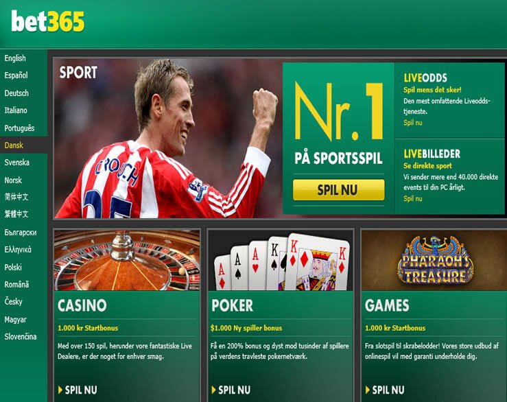 bet365 har vret p markedet for onlineodds lnge. Selve bet365 fik allerede licens til at drive offline bookmaker virksomhed helt tilbage i 1974. De startede derp i 2001 op som online bookmaker, og har alts over ti rs erfaring inden for online bookmaker virksomhed. Det er der ikke mange online bookmakere, der kan prale af.